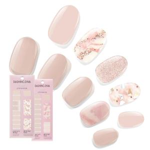 imageDashing Diva Gloss Nail Strips Bundle  The Winter Florals Collection Baby Bouquet ampamp Magnolia Vine  UV Free Chip Resistant Long Lasting Gel Stickers  Contains 2 SetsThe Classic Marble Collection