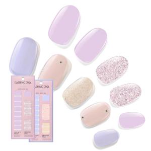 imageDashing Diva Gloss Nail Strips Bundle  The Winter Florals Collection Baby Bouquet ampamp Magnolia Vine  UV Free Chip Resistant Long Lasting Gel Stickers  Contains 2 SetsThe Pastel Collection