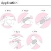 imageDashing Diva Glaze Effects Nail Strip Set  Hes Cuter in Person  Long Lasting Chip Resistant SemiCured Gel Nail Strips  4Piece Manicure Set with 32 StripsBallerina Blush