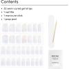 imageDashing Diva Glaze Effects Nail Strip Set  Hes Cuter in Person  Long Lasting Chip Resistant SemiCured Gel Nail Strips  4Piece Manicure Set with 32 StripsIridesci