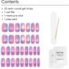 imageDashing Diva Glaze Effects Nail Strip Set  Hes Cuter in Person  Long Lasting Chip Resistant SemiCured Gel Nail Strips  4Piece Manicure Set with 32 StripsHes Cuter in Person