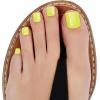 imageDashing Diva Glaze Mani Pedi Kit  The Limone Glaze  Comes with LED Nail Lamp  Long Lasting Semicured Gel Nail Strips for Toes ampamp HandsNeon Yellow