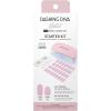 imageDashing Diva Glaze Nail Starter Kit  Hot Tamale  Long Lasting Chip Resistant SemiCured Gel Nail Strips  7Piece Manicure Set with 32 Strips and Mini LED LampPowder Pink