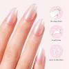 imageDashing Diva Magic Press Nails  Rosewater Glaze  Medium Almond Shaped Press On Nails  Long Lasting Stick On Gel Nails  Lasts Up to 7 Days  Contains 30 Stick On Nails 1 Prep Pad 1 File
