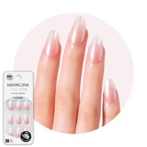 imageDashing Diva Magic Press Nails  Rosewater Glaze  Medium Almond Shaped Press On Nails  Long Lasting Stick On Gel Nails  Lasts Up to 7 Days  Contains 30 Stick On Nails 1 Prep Pad 1 File