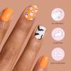 imageDashing Diva Gloss Nail Strips  I Need My Mummy  UV Free Chip Resistant Long Lasting Gel Nail Stickers  3Piece Halloween Manicure Set  Contains 32 Wraps 1 Prep Pad 1 FileOrange You Scared