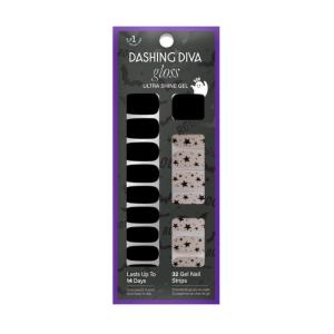 imageDashing Diva Gloss Nail Strips  I Need My Mummy  UV Free Chip Resistant Long Lasting Gel Nail Stickers  3Piece Halloween Manicure Set  Contains 32 Wraps 1 Prep Pad 1 FileBatting My Eyes