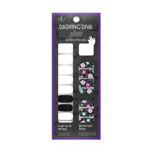 imageDashing Diva Gloss Nail Strips  I Need My Mummy  UV Free Chip Resistant Long Lasting Gel Nail Stickers  3Piece Halloween Manicure Set  Contains 32 Wraps 1 Prep Pad 1 FileBone To Pick