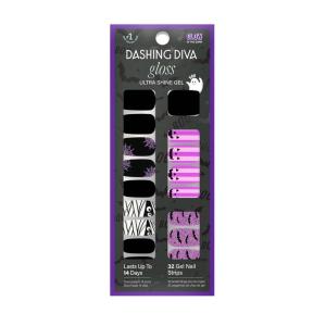 imageDashing Diva Gloss Nail Strips  I Need My Mummy  UV Free Chip Resistant Long Lasting Gel Nail Stickers  3Piece Halloween Manicure Set  Contains 32 Wraps 1 Prep Pad 1 FileMy Boyfriend Jack