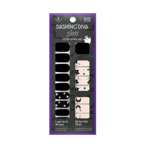 imageDashing Diva Gloss Nail Strips  I Need My Mummy  UV Free Chip Resistant Long Lasting Gel Nail Stickers  3Piece Halloween Manicure Set  Contains 32 Wraps 1 Prep Pad 1 FileHeard Youre A Witch