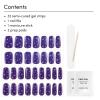 imageDashing Diva Glaze Nail Strip Set  Bunch Of Hocus Pocus  Long Lasting Chip Resistant SemiCured Gel Nail Strips  Halloween Gel Set  4Piece Manicure Kit with 32 StripsBunch Of Hocus Pocus