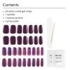 imageDashing Diva Glaze Nail Strip Set  Bunch Of Hocus Pocus  Long Lasting Chip Resistant SemiCured Gel Nail Strips  Halloween Gel Set  4Piece Manicure Kit with 32 StripsAmethysta