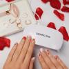 imageDashing Diva Glaze Nail Strips  Cheerful Cheetah  Works with Any LED Nail Lamp  Long Lasting Chip Resistant Semicured Gel Nail Strips  Contains 34 Salon Quality Nail Wraps 2 Prep Pad 1 FileSweet Soulmate