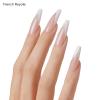 imageDashing Diva Nailbliss Gel Manicure Bundle  Sweet Dreams Collection  Salon Quality Easy to Apply and Chip Resistant  Contains 2 Sets of 30 ExtraLong Length Square Shaped Glue On Gel NailsFrench Royale  Double Trouble