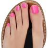 imageDashing Diva Glaze Mani Pedi Kit  The Eye Candy Glaze  Comes with LED Nail Lamp  Long Lasting Semicured Gel Nail Strips for Toes ampamp HandsNeon Pink