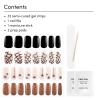 imageDashing Diva Glaze Nail Strip Set  Arachnophobia  Long Lasting Chip Resistant SemiCured Gel Nail Strips  Halloween Gel Set  4Piece Manicure Kit with 32 StripsArachnophobia