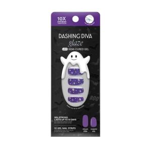 imageDashing Diva Glaze Nail Strip Set  Arachnophobia  Long Lasting Chip Resistant SemiCured Gel Nail Strips  Halloween Gel Set  4Piece Manicure Kit with 32 StripsBunch Of Hocus Pocus