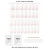 imageDashing Diva Glaze Nail Strips  In The Buff  Works with Any LED Nail Lamp  Long Lasting Chip Resistant Semicured Gel Strips  Contains 34 Salon Quality Wraps 2 Prep Pad 1 File