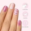 imageDashing Diva Glaze Nail Strip Set  Gift Wrapped  Long Lasting Chip Resistant SemiCured Gel Nail Strips  Holiday Gel Set  4Piece Manicure Kit with 32 StripsRose Holiday