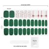 imageDashing Diva Gloss Nail Strips  Gingerbread Gentleman  UV Free Chip Resistant Long Lasting Gel Nail Stickers  3Piece Holiday Manicure Set  Contains 32 Wraps 1 Prep Pad 1 FileBig Red Bow