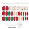 imageDashing Diva Gloss Nail Strips  Gingerbread Gentleman  UV Free Chip Resistant Long Lasting Gel Nail Stickers  3Piece Holiday Manicure Set  Contains 32 Wraps 1 Prep Pad 1 FileSanta Baby