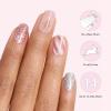 imageDashing Diva Gloss Nail Strips  Gingerbread Gentleman  UV Free Chip Resistant Long Lasting Gel Nail Stickers  3Piece Holiday Manicure Set  Contains 32 Wraps 1 Prep Pad 1 FileFrom Scratch