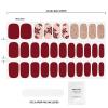 imageDashing Diva Gloss Nail Strips  Gingerbread Gentleman  UV Free Chip Resistant Long Lasting Gel Nail Stickers  3Piece Holiday Manicure Set  Contains 32 Wraps 1 Prep Pad 1 FilePoinsettia Princess