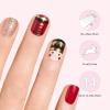 imageDashing Diva Gloss Nail Strips  Gingerbread Gentleman  UV Free Chip Resistant Long Lasting Gel Nail Stickers  3Piece Holiday Manicure Set  Contains 32 Wraps 1 Prep Pad 1 FileToy Soldier