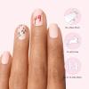 imageDashing Diva Gloss Nail Strips  Gingerbread Gentleman  UV Free Chip Resistant Long Lasting Gel Nail Stickers  3Piece Holiday Manicure Set  Contains 32 Wraps 1 Prep Pad 1 FileJoy to the Girl