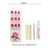 imageDashing Diva Holiday Nailbliss Gel Manicure Set  Holly Dolly  Salon Quality Easy to Apply and Chip Resistant  Contains 30 Medium Length Almond Shaped Glue On Gel NailsLast Christmas