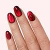 imageDashing Diva Holiday One Gel Magnetic Manicure Kit  Real Black Red Delicious ampamp Metal Topper  3in1 Base Coat Nail Color ampamp Top Coat  Magnetic Polish  10Piece Manicure Set with LED Gel Lamp