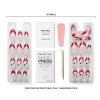 imageDashing Diva Magic Press Nail Set  Having A Ball  Long Almond Press Ons  Long Lasting Gel  Lasts Up to 10 Days  Holiday Gel Set  4Piece Manicure Kit with 30 NailsHaving A Ball