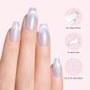 imageDashing Diva Magic Press Nail Set  Having A Ball  Long Almond Press Ons  Long Lasting Gel  Lasts Up to 10 Days  Holiday Gel Set  4Piece Manicure Kit with 30 NailsNorth Pole Princess