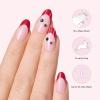 imageDashing Diva Magic Press Nail Set  Having A Ball  Long Almond Press Ons  Long Lasting Gel  Lasts Up to 10 Days  Holiday Gel Set  4Piece Manicure Kit with 30 NailsHaving A Ball