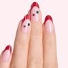 imageDashing Diva Magic Press Nail Set  Having A Ball  Long Almond Press Ons  Long Lasting Gel  Lasts Up to 10 Days  Holiday Gel Set  4Piece Manicure Kit with 30 NailsHaving A Ball