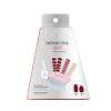 imageDashing Diva Holiday Glaze Kit  By The Fire Place  Long Lasting Chip Resistant SemiCured Gel Nail Strips  5Piece Manicure Set with 32 Strips and Mini LED LampBy The Fire Place