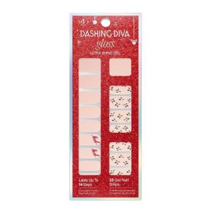 imageDashing Diva Gloss Nail Strips  Gingerbread Gentleman  UV Free Chip Resistant Long Lasting Gel Nail Stickers  3Piece Holiday Manicure Set  Contains 32 Wraps 1 Prep Pad 1 FileJoy to the Girl