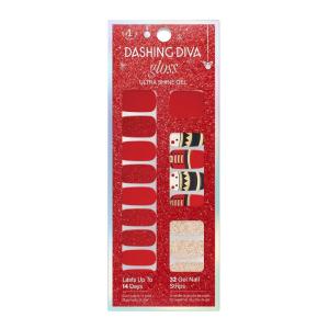 imageDashing Diva Gloss Nail Strips  Gingerbread Gentleman  UV Free Chip Resistant Long Lasting Gel Nail Stickers  3Piece Holiday Manicure Set  Contains 32 Wraps 1 Prep Pad 1 FileToy Soldier