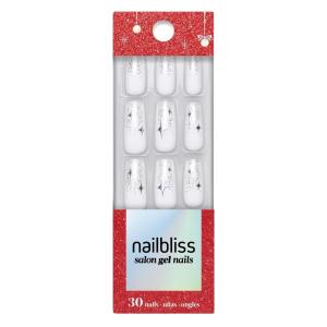 imageDashing Diva Holiday Nailbliss Gel Manicure Set  Holly Dolly  Salon Quality Easy to Apply and Chip Resistant  Contains 30 Medium Length Almond Shaped Glue On Gel NailsTook Her To Tiffanys
