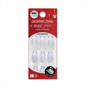 imageDashing Diva Magic Press Nail Set  Having A Ball  Long Almond Press Ons  Long Lasting Gel  Lasts Up to 10 Days  Holiday Gel Set  4Piece Manicure Kit with 30 NailsNorth Pole Princess