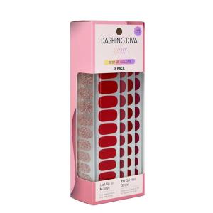 imageDashing Diva Gloss Nail Strips 5in1 Kit  Best of Nudes  UV Free Chip Resistant Long Lasting Gel Nail Stickers  Contains 110 wraps 5 prep pads 2 nail filesBest of Reds