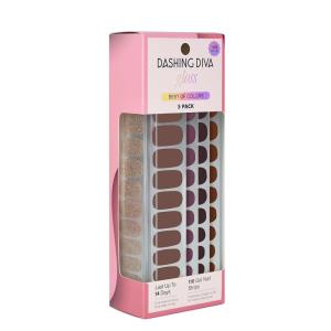 imageDashing Diva Gloss Nail Strips 5in1 Kit  Best of Nudes  UV Free Chip Resistant Long Lasting Gel Nail Stickers  Contains 110 wraps 5 prep pads 2 nail filesBest of Browns