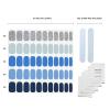 imageDashing Diva Gloss Nail Strips 5in1 Kit  Best of Sparkles  UV Free Chip Resistant Long Lasting Gel Nail Stickers  Contains 110 wraps 5 prep pads 2 nail filesBest of Blues