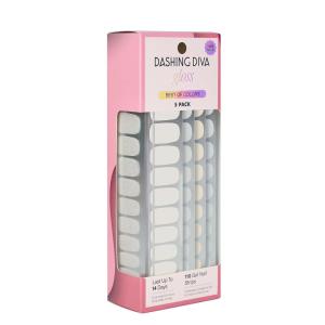 imageDashing Diva Gloss Nail Strips 5in1 Kit  Best of Sparkles  UV Free Chip Resistant Long Lasting Gel Nail Stickers  Contains 110 wraps 5 prep pads 2 nail filesBest of Blancs