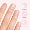 imageDashing Diva Gloss Nail Strips  Fallen Leaves  UV Free Chip Resistant Long Lasting Gel Nail Stickers  3Piece Fall Manicure Set  Contains 32 Wraps 1 Prep Pad 1 FileCrystal Clear
