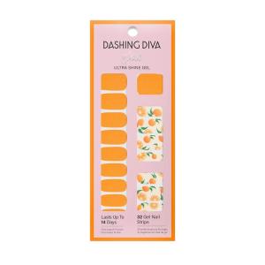 imageDashing Diva Gloss Nail Strips  Fallen Leaves  UV Free Chip Resistant Long Lasting Gel Nail Stickers  3Piece Fall Manicure Set  Contains 32 Wraps 1 Prep Pad 1 FileVogue Valencia