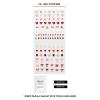 imageDashing Diva Magic Pick Nail Stickers  Secret Love Letter  Premium Nail Art  Comes with 50 Stickers and 2 Precision Placement Tools