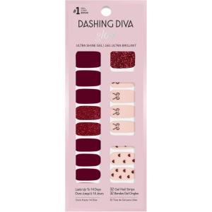 imageDashing Diva Valentine Gloss Nail Strips  Baby Girl  UV Free Chip Resistant Long Lasting Gel Stickers  Contains 32 Wraps 1 Prep Pad 1 FileBaby Girl