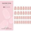 image:imageDashing Diva Glaze Effects Nail Strip Set  Pearly Whites  Long Lasting Chip Resistant SemiCured Gel Nail Strips  4Piece Manicure Set with 32 StripsBallerina Blush