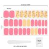 image:imageDashing Diva Easter Gloss Nail Strips  Busy Bee  UV Free Chip Resistant Long Lasting Gel Stickers  Contains 32 Wraps 1 Prep Pad 1 File